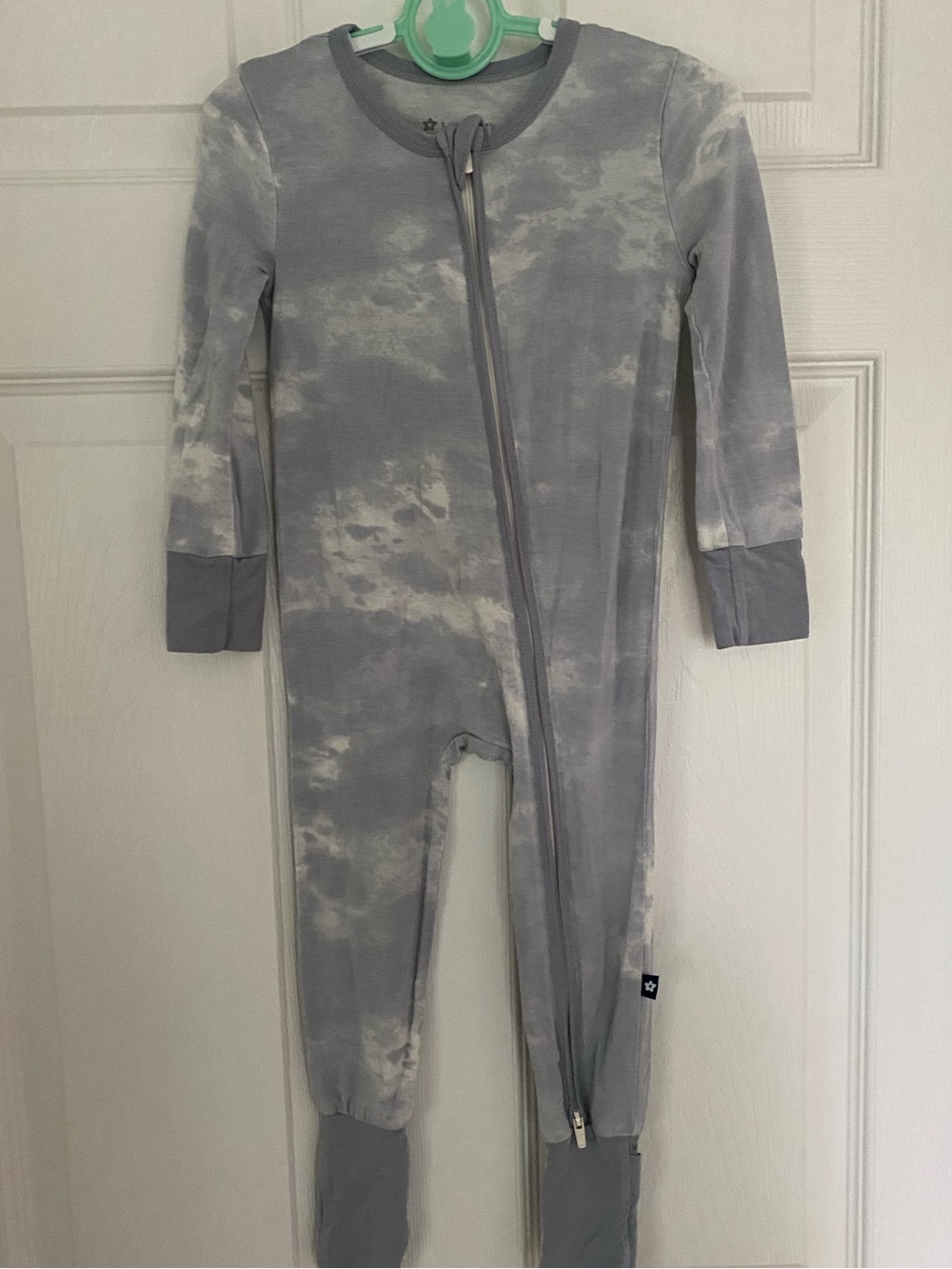 Larkspur Toddler Zip Romper in Quicksilver